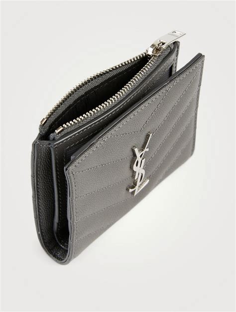 ysl card holder zip|ysl card holder for men.